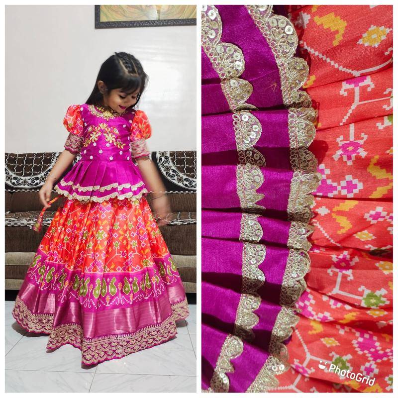 kids lehenga silk Kids clothing market in Mumbai